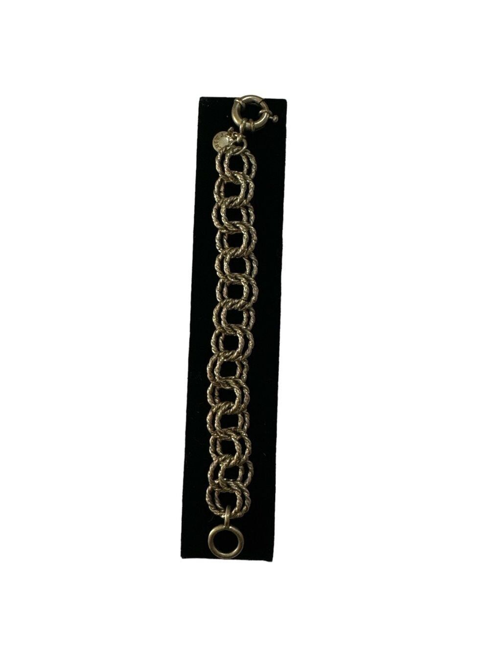 J. Crew Gold Circle Link Bracelet